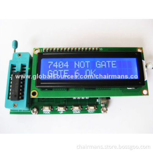 Logic Gate IC Tester, 74/40/45 Series, 7-12V DC Operating Voltage